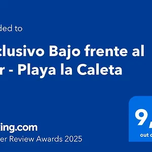 Exclusivo Bajo Frente Al Mar - Playa La Caleta Apartamento